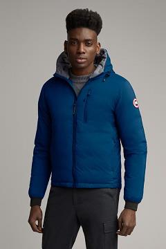Chamarras Canada Goose Hombre México - Lodge Chaqueta De Plumas Azules Oscuro GN7691345